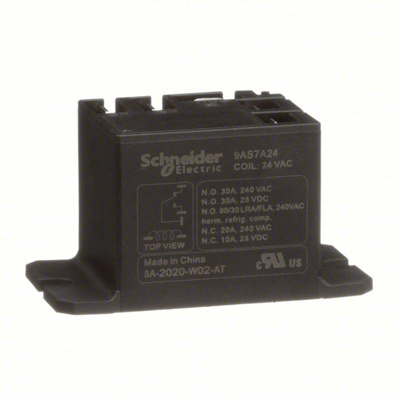 SCHNEIDER Enclosed Power Relay 24V AC, 5 Pins