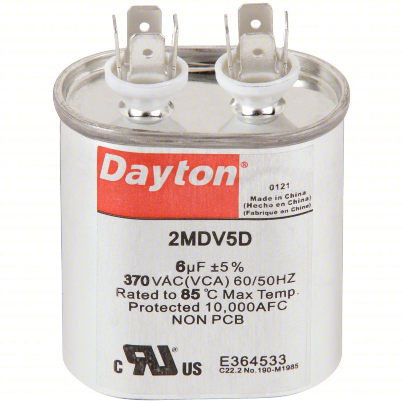 DAYTON Oval Capacitor 2MDV5