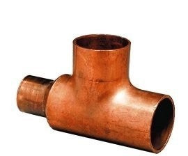 Tee Copper Reducer 1-1/8" C x 7/8" C x 7/8" C
