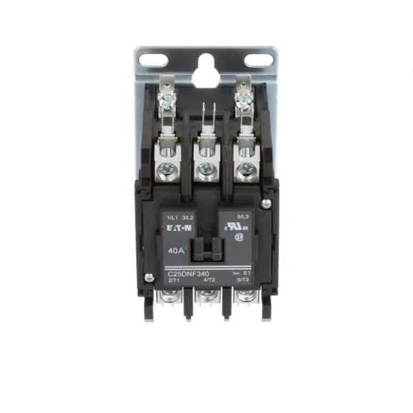 Eaton-Cutler Hammer C25DNF340 3-Pole Contactor, 40 Amp, 24V
