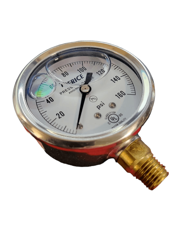 TRERICE D82LFB2502LA120: Precision Liquid-Filled Pressure Gauge for Accurate Industrial Monitoring